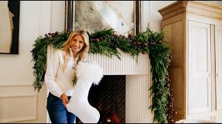 Stop Hanging Garland Wrong: How I Create A Luxury Christmas Mantel