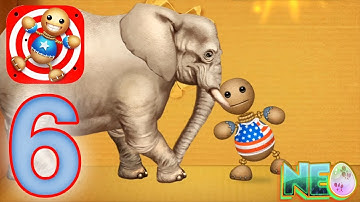 Kick The Buddy: Gameplay Walkthrough Part 6 - Buddy And The Elephant! (iOS, Android)
