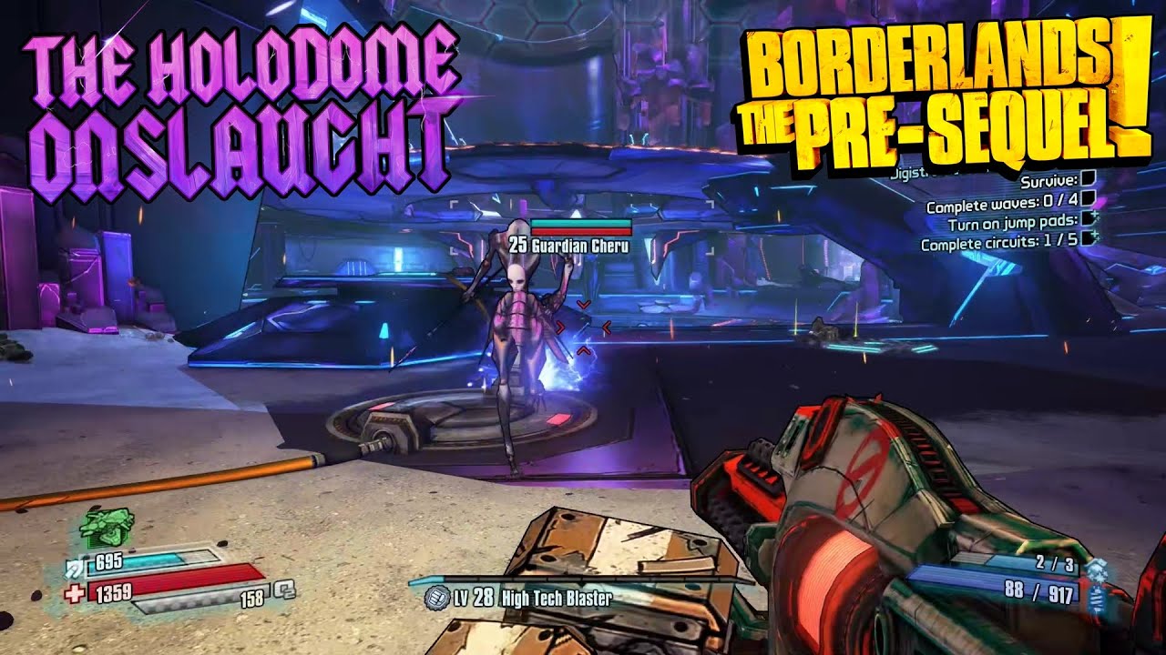 Borderlands The Pre Sequel 邊緣禁地前傳 DLC The Holodome Onslaught YouTube