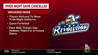 York Revolution cancels Pride Night game after players refuse to wear jerseys, club says