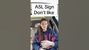 Learn How To Sign "Don