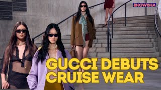 Gucci Debuts Glamorous Cruise Collection At London’s Tate Modern Art Gallery | WATCH