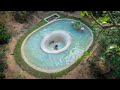 Building the Most Amazing Deep Hole Swimming Pool Park for Entertainment
