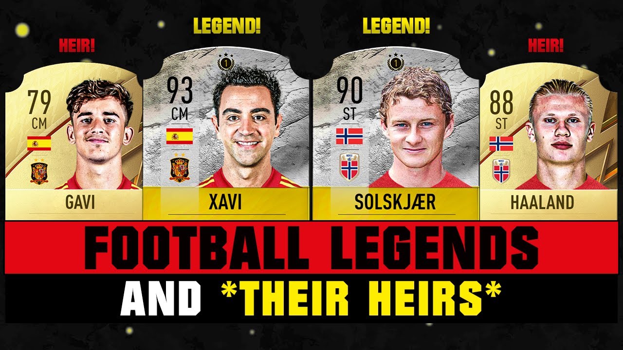 Football LEGENDS and THEIR HEIRS! 💀😲 YouTube