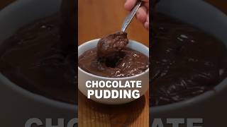 Homemade Chocolate Pudding Recipe #shorts
