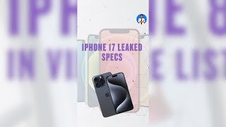 iPhone 17 Specs LEAKED Before Apple Event 2025