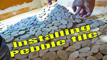 River Rock shower floor Steam Shower  Part 4