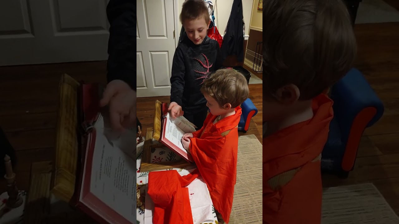 "Mass" with "Father Christopher, MC Leo, thurifer Adam, and cantor Anastasia" 1.28.24