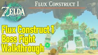 Zelda Tears of the Kingdom Flux construct 1 boss fight guide / walkthrough, giant sky island screenshot 4