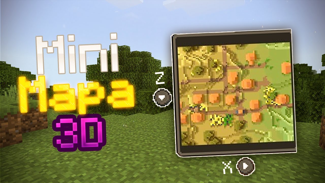 👉ADDON de MiniMapa 3D para Minecraft Pe 1.21 - YouTube
