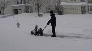 Yard Machines 22 inch Snowblower First Snow