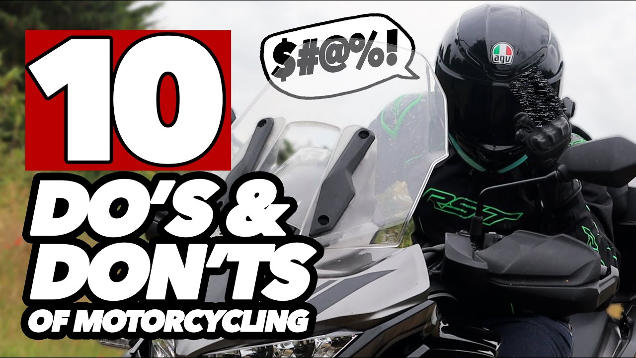 Ten Things No Motorcyclist Should EVER Do | Motorcycle Dos & Don'ts ...
