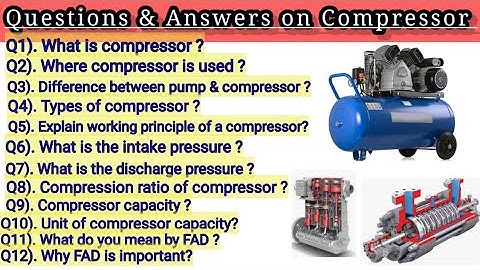 Compressor interview questions & answers | #mechanical #mechanicalengineering #compressor