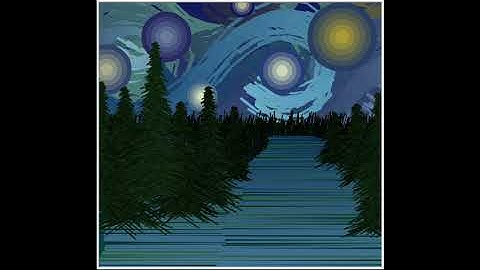 Starry Night 2.0 - Python Turtle Project