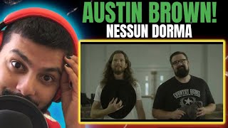 FIRST TIME HEARING Austin Brown - "Nessun Norma" - Two COUNTRY Singers try singing OPERA