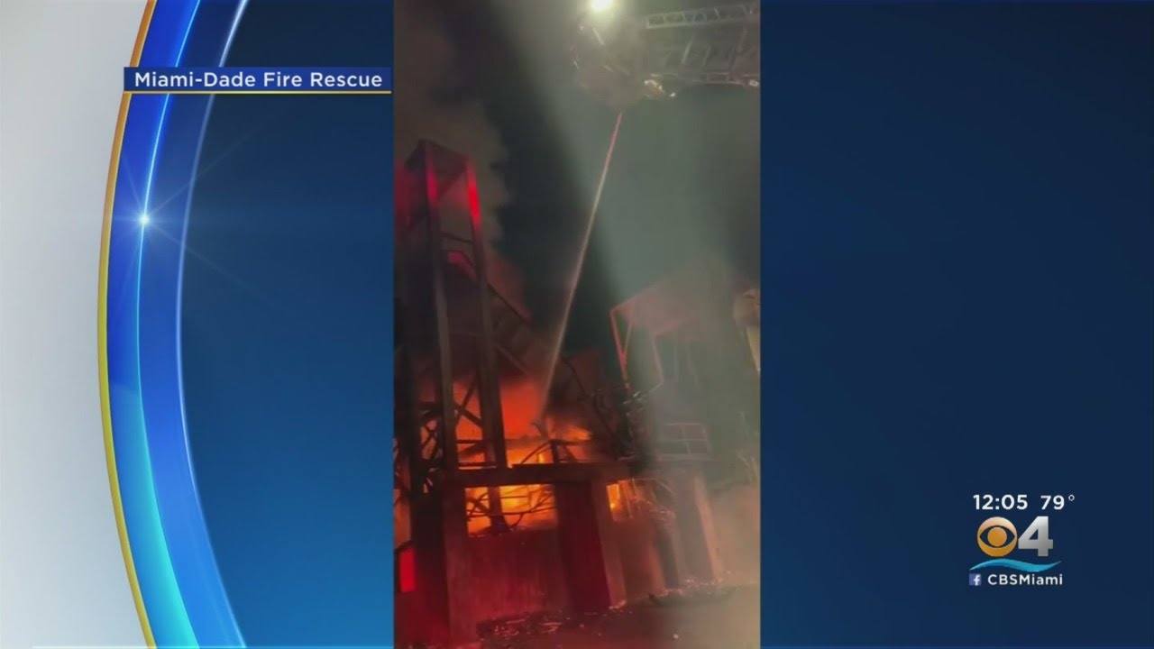 Fire At Recycling Plant In Opalocka YouTube