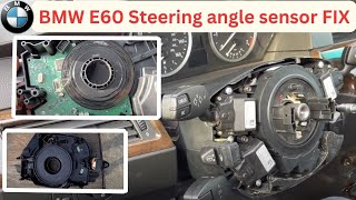 BMW E60 Steering angle sensor. DIY Cleaning/ Replacement