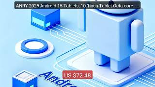ANRY 2025 Android 15 Tablets, 10.1inch Tablet Octa-core with 8GB R... — Top Rated 2026 | Buy Now!