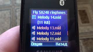 Fly SX240 ringtones on Samsung GT-E2121B