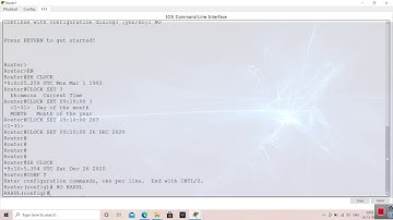 How to set CLOCK,HOSTNAME and BANNER.