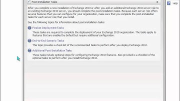 Exchange 2010 Training - Module 02 Lesson 01 Part 2 Exchange Server 2010 Management Tools