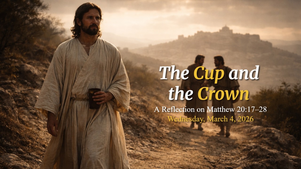 The Cup and the Crown – A Reflection on Matthew 20:17–28 | Wednesday ...