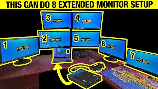 8 Extended 4K Monitor Setup with OREI SplitExtend For Only 59$!