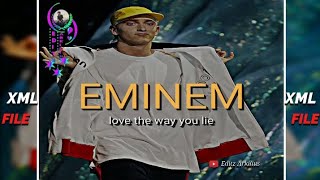 eminem π°π love the way you lie ππ―xml file alight motion #alightmotion @arkiliussangmafficial2541
