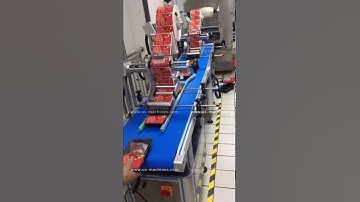 Automatic beef meat film wrap tray box label sticker labeling machine