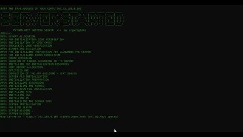 Простой и одновременно ЛУЧШИЙ HTTP СЕРВЕР на Python! The same time the BEST SERVER in Python!