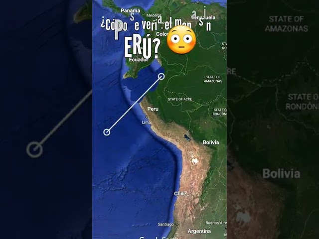 ¿Cómo se vería el mapa sin Perú? 🤯 #shorts #peru class=