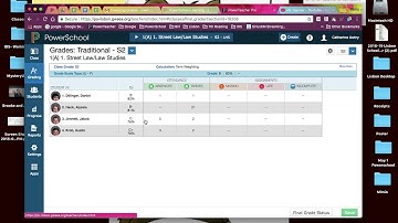Finalizing Semester Grades in Powerschool Pro