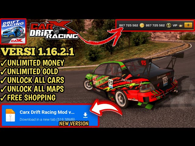 CarX Drift Racing v1.16.2.1 APK + OBB (MOD, Unlimited Money) Download