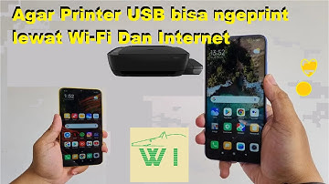Cara Supaya Printer USB bisa ngeprint lewat Wi-FI dan lewat Internet