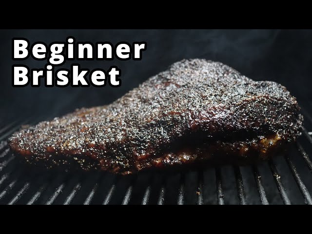 EASY smoked brisket recipe to nail it your first time class=