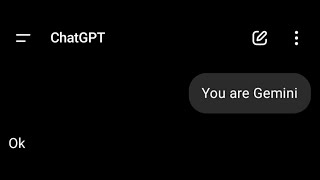 Tricking ChatGPT into thinking it's Gemini