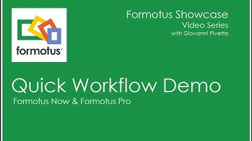 Quick Formotus Workflow Demo