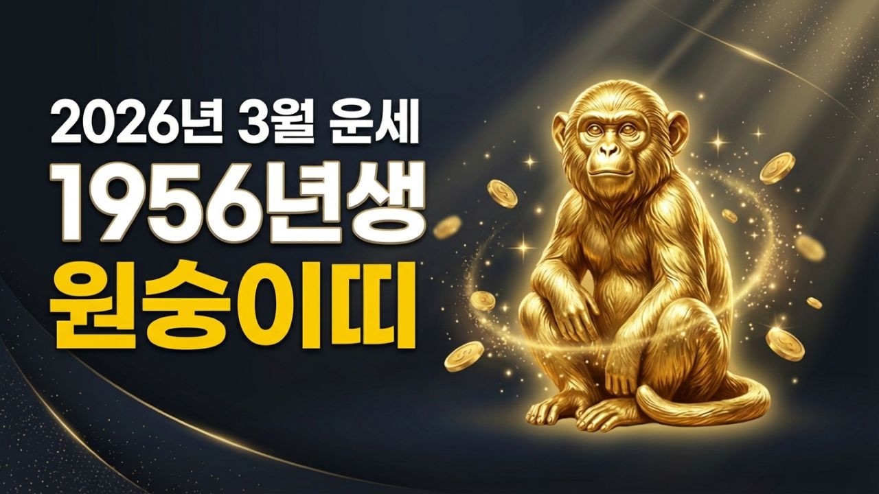 [2026년 3월운세] 1956년생 원숭이띠ㅣ70년 만에 하늘이 응답한다! 드디어 당신의 시간이 왔습니다 🐒