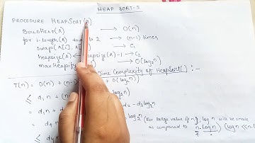 HEAP SORT - 6 - HEAP_SORT() - THE FUNCTION CARRYING ALL THE CODES FOR A SORTED ARRAY OUTPUT