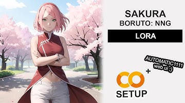 Sakura Haruno - Stable Diffusion LoRA Google Colab Setup
