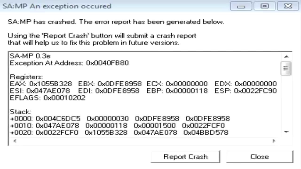 Краши это кто такие. Краш ГТА самп. Краш CRMP. Фото краша самп. Crash Report SAMP.