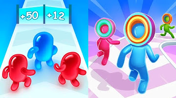 Join Blob Clash 3D vs Layer Man 3D / All Max Levels Gameplay Android,ios New Update