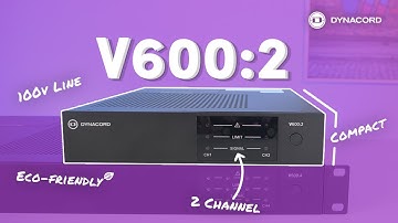 Dynacord V600:2 Power Amplifier Features and Overview