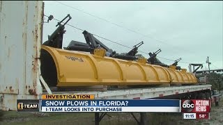 I-Team investigates snow plow purchase in Florida