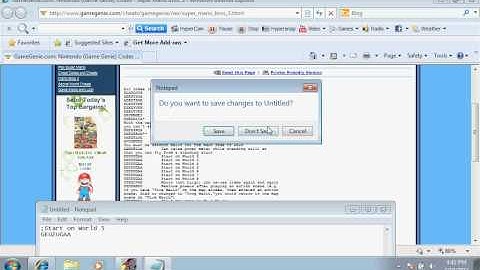 Super Mario Bros 3 cheat codes