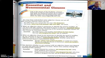Unit 8 Lesson 4 - Essential and Nonessential Clauses