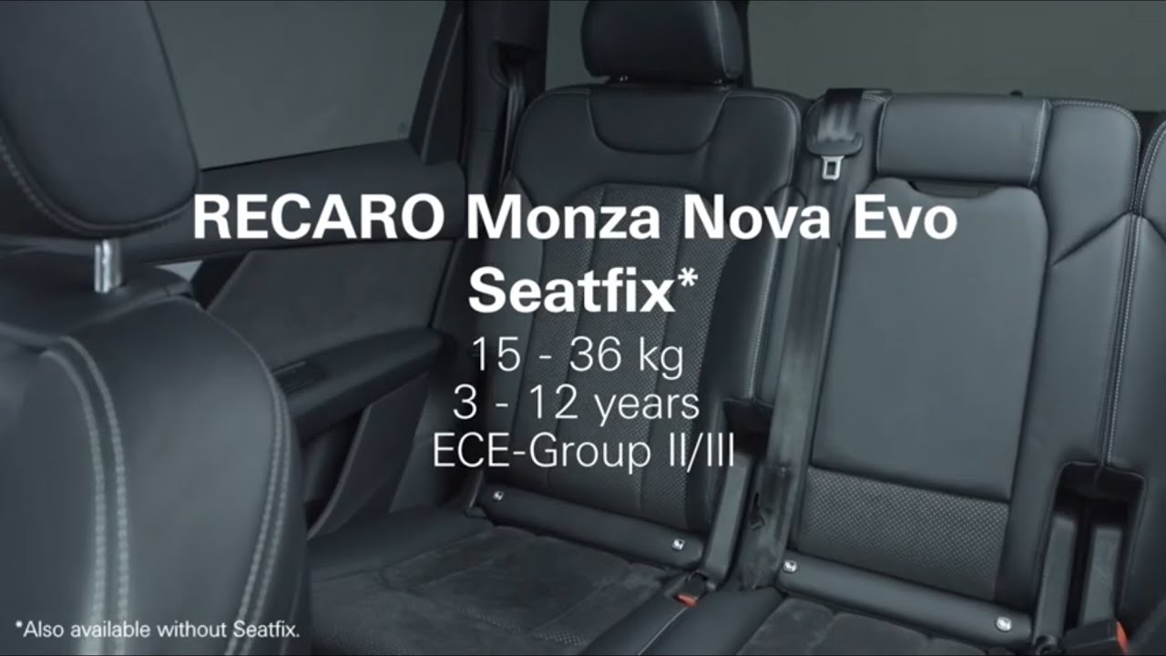 Siège auto Recaro Monza Nova Evo Seatfix - Deep Black