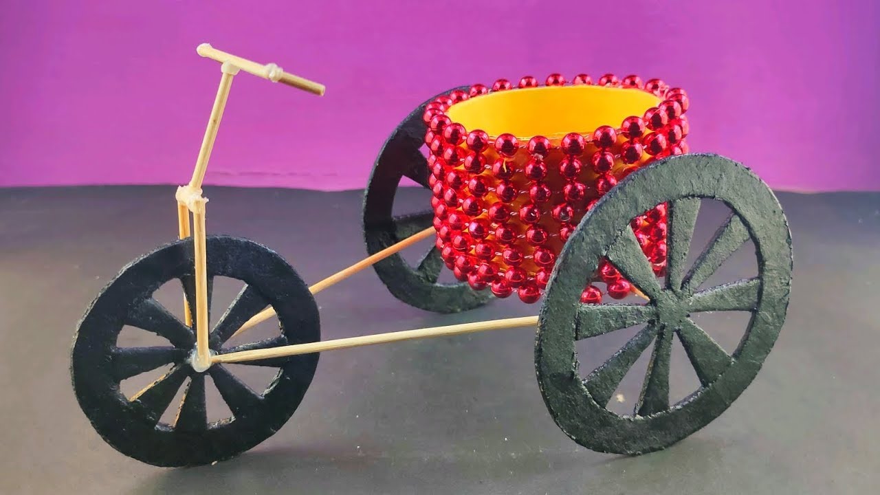 Diy tricycle making From cardboard। Best Out of waste. - YouTube