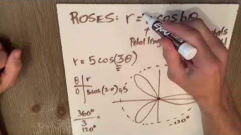 Roses with Cosine and an Odd Number of Petals