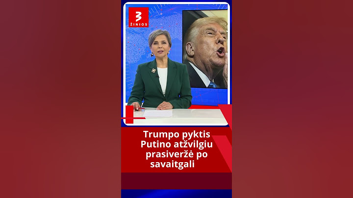 Trumpas supyko ant Putino: grasina muitais rusiškai naftai